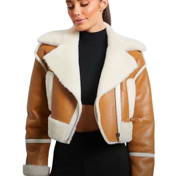 MARKHORWEAR LEATHER BOMBER JACKET M - Picture 1 of 10